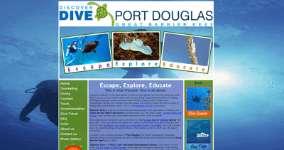 Discover Dive Website