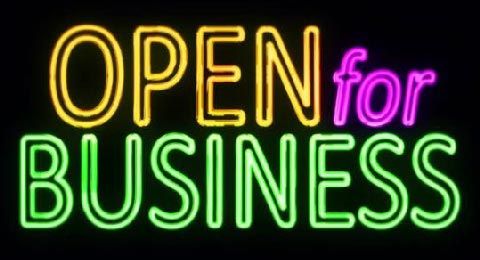 Open for Business